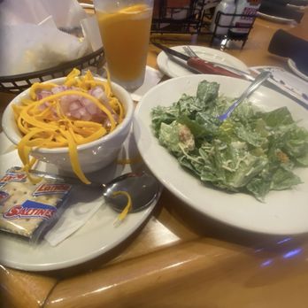 Texas Roadhouse - Sides for my entree, cup of chili and Caesar salad - Steakhouses Near Me - Fort Myers, Florida Texas Roadhouse - Sides for my entree, cup of chili and Caesar salad - Steakhouses Near Me - Fort Myers, Florida