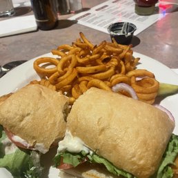 Fish and curly fries Fish and curly fries