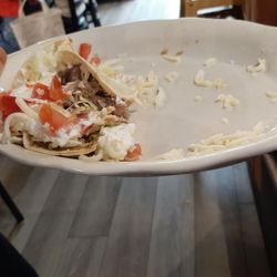 Casa Leon - Disgusting flavorless carnitas taco