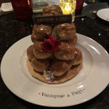 Vanderpump A Paris - Le Grand Puff - Croquembouche Tower - French Near Me - Las Vegas, Nevada Vanderpump A Paris - Le Grand Puff - Croquembouche Tower - French Near Me - Las Vegas, Nevada
