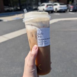 Tie guan yin cheese cream foam