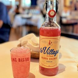 Zinc Bistro - Le Village Blood Orange Soda - so refreshing!