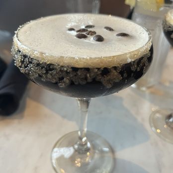 The Breakfast Club - Expresso martini! Not on the menu but they'll make it. Yummy! The sugar rim makes the drink sticky so I'll skip it next time. - Breakfast & Brunch Near Me - Silver Spring, Maryland The Breakfast Club - Expresso martini! Not on the menu but they'll make it. Yummy! The sugar rim makes the drink sticky so I'll skip it next time. - Breakfast & Brunch Near Me - Silver Spring, Maryland