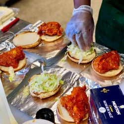 King of the Road Kitchen - Buffalo Chicken Sandwish
