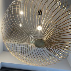 Lamp on ceiling