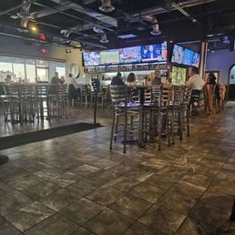 Open concept seating, booths also available. Sports TV's galore. Great place to catch a Buckeye or NFL game for sure. Open concept seating, booths also available. Sports TV's galore. Great place to catch a Buckeye or NFL game for sure.