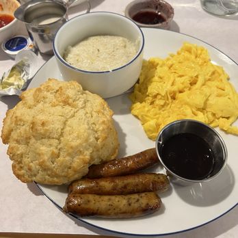 Buttermilk Kitchen - The Standard with biscuit, grits, and chicken sausage - Breakfast & Brunch Near Me - Atlanta, Georgia Buttermilk Kitchen - The Standard with biscuit, grits, and chicken sausage - Breakfast & Brunch Near Me - Atlanta, Georgia