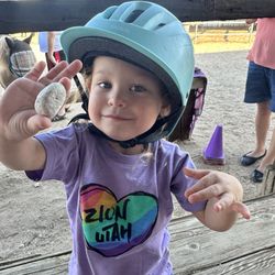 Wildhaven Ranch - My daughter prepping to horse back ride