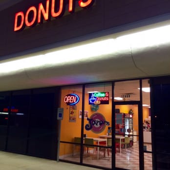 Jarams Donuts - Storefront with the dawn's early light ;) - Donuts Near Me - Dallas, Texas