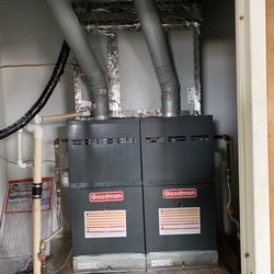 Knight Heat & Air - Twin system at a water treatment plant