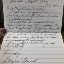 Glenoaks Urgent Care - Letters of gratitude from our amazing patients !!!