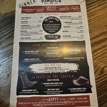 Virgil's Real BBQ - Menus - Bars Near Me - Las Vegas, Nevada Virgil's Real BBQ - Menus - Bars Near Me - Las Vegas, Nevada
