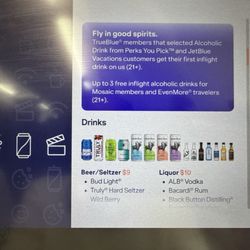JetBlue Terminal - Beverages $
