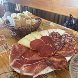 cheese and ham platter