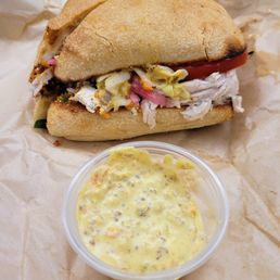 Not-So-Fried Chicken Sandwich w/ Mustard Remoulade