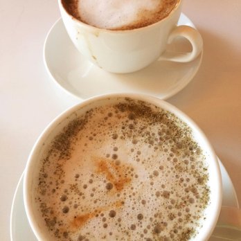 Remedy Coffee - Biscochito latte (top) and honey lavender (from Los Poblanos) latte - Coffee & Tea Near Me - Albuquerque, New Mexico Remedy Coffee - Biscochito latte (top) and honey lavender (from Los Poblanos) latte - Coffee & Tea Near Me - Albuquerque, New Mexico