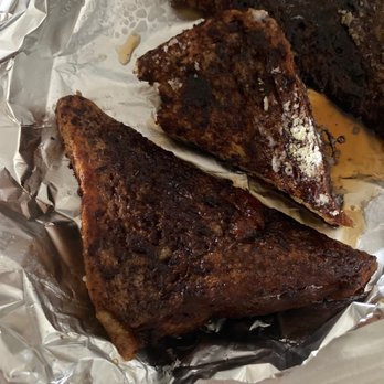 Bagel 1 - Covered in cinnamon after i asked no cinnamon all u taste is cinnamon its packed on it's disgusting this is my last time ordering - Sandwiches Near Me - South River, New Jersey