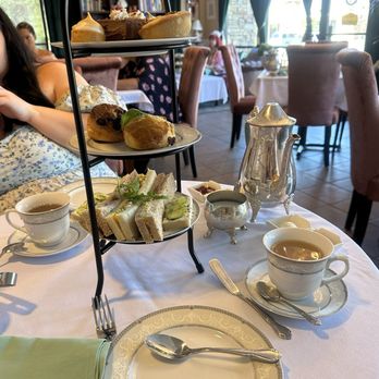 Sotherton Tea Room - The tier of pastries and sandwiches - Tea Rooms Near Me - Lincoln, California