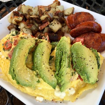 Anuenue Cafe - Hitting the Reef w/side of Portuguese Sausage. - Cafes Near Me - Koloa, Hawaii