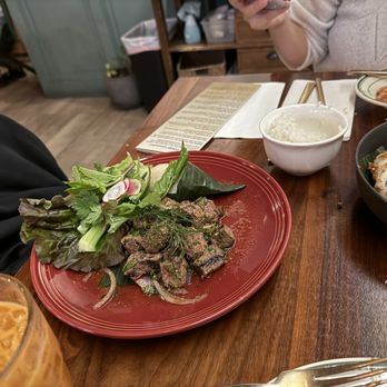Mitr Thai - Sirloin steak dish - Thai Near Me - New York, New York