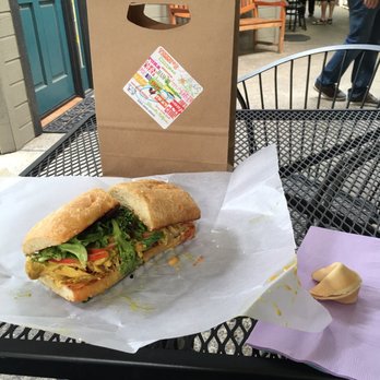 Timmy's Brown Bag - Mustard and beer braised chicken with fresh apples sandwich. Awesome! - Sandwiches Near Me - Placerville, California Timmy's Brown Bag - Mustard and beer braised chicken with fresh apples sandwich. Awesome! - Sandwiches Near Me - Placerville, California