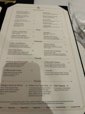 Menu photo 7 Barbouzard Washington, DC, DC