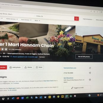 Super 1 Mart Hannam Chain - International Grocery Near Me - Buena Park, California