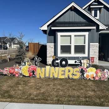 Boise Yard Card - Great set up - Party Equipment Rentals Near Me