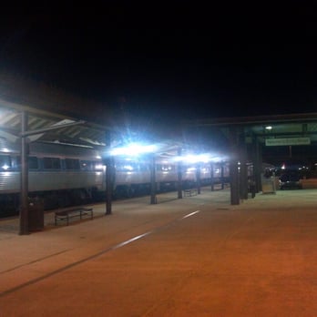 Amtrak Train Station - Amtrak's Silver Meteor northbound. - Train Stations Near Me - Rocky Mount, North Carolina