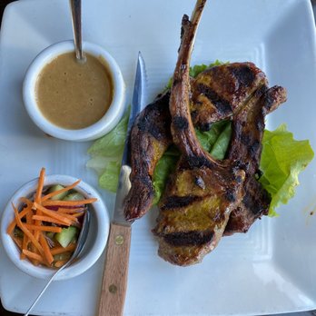 Thai Pepper True Thai Kitchen - Lamb Satay. The husband said it was tender-licious! - Thai Near Me - Tacoma, Washington