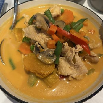 KRUA Thai - Red pumpkin curry with chicken - Asian Fusion Near Me - San Francisco, California