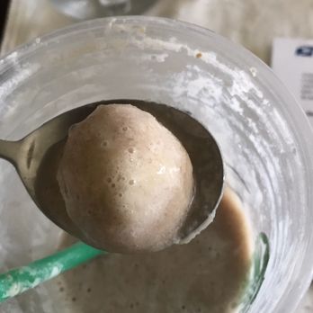 Starbucks - HUGE chunks of ice and banana in the drink. I asked for it to be blended smoother but they didn't. - Coffee & Tea Near Me - Grand Forks, North Dakota