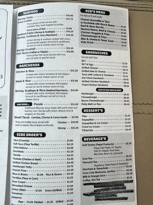 Menu photo 2 Ruben's Fiesta Restaurant Mountain Home, AR