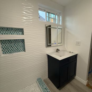 Creative Tile Services - After bathroom - General Contractors Near Me