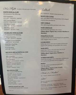Menu photo 2 Lorimar Vineyards and Winery Temecula, CA