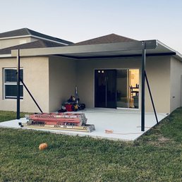 Composite roof went up Composite roof went up