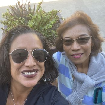 Table 57 - Right outside by the planters, waiting to go in. - Breakfast & Brunch Near Me - Visalia, California