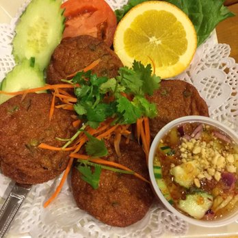 Thai BBQ - Fish cake - our favorite appetizer - Thai Near Me - Union City, California