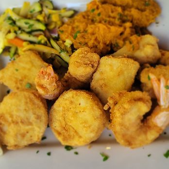 Cap's Place Island Restaurant - Fried to Perfection.  Delicious - Seafood Near Me - Lighthouse Point, Florida