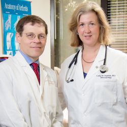 Rheumatology + Dermatology Associates - Board-certified Dermatologist George Woodbury Jr. MD (left) and Board-certified Rheumatologist Cathy Chapman MD
