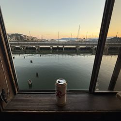 Waterfront Tavern Seafood and Bar Bellingham - View out the back windows.