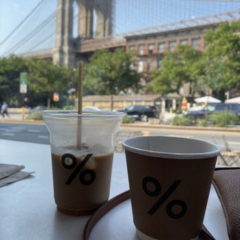% Arabica - iced spanish latte + hot brew - Coffee & Tea Near Me - Brooklyn, New York