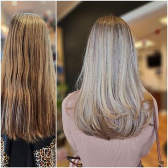 Hair By Tehani - Before And After
Full highlight
Blond hair
Long Layers
Blowout - Hair Stylists Near Me - Riverside, California Hair By Tehani - Before And After
Full highlight
Blond hair
Long Layers
Blowout - Hair Stylists Near Me - Riverside, California