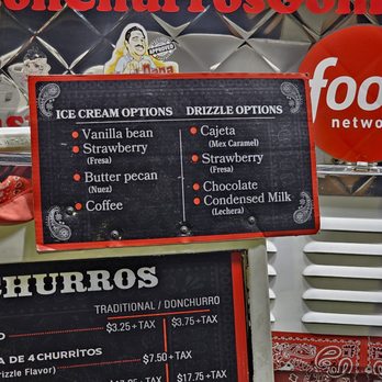 Don Churros Gomez - Ice cream flavors. 1/31/2026 - Desserts Near Me - Anaheim, California