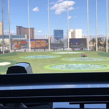 Topgolf - The view on the 2nd floor - Golf Near Me - Las Vegas, Nevada