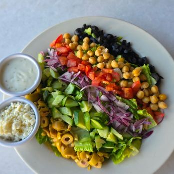 One Twelve Caffe - Mediterranean Salad - Coffee & Tea Near Me - Downey, California