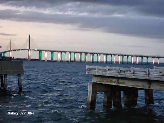 Sunshine Skyway Bridge by null