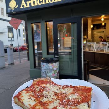 Artichoke Basille's Pizza - Vodka (Sicilian Style) - Pizza Near Me - Berkeley, California