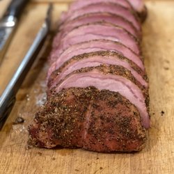 Syron's Market - Smoked Pork Loin. Meat purchased from @SyronsMarket. @SyronsMarket