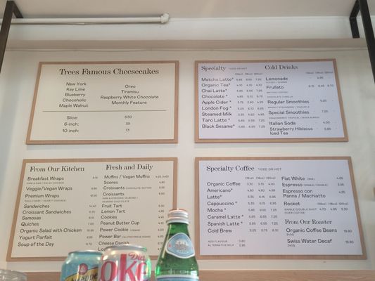 Menu photo 2 Trees Organic Coffee Vancouver, BC Menu photo 2 Trees Organic Coffee Vancouver, BC